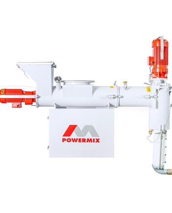 Die Silomischpumpe Powermix von der Seite